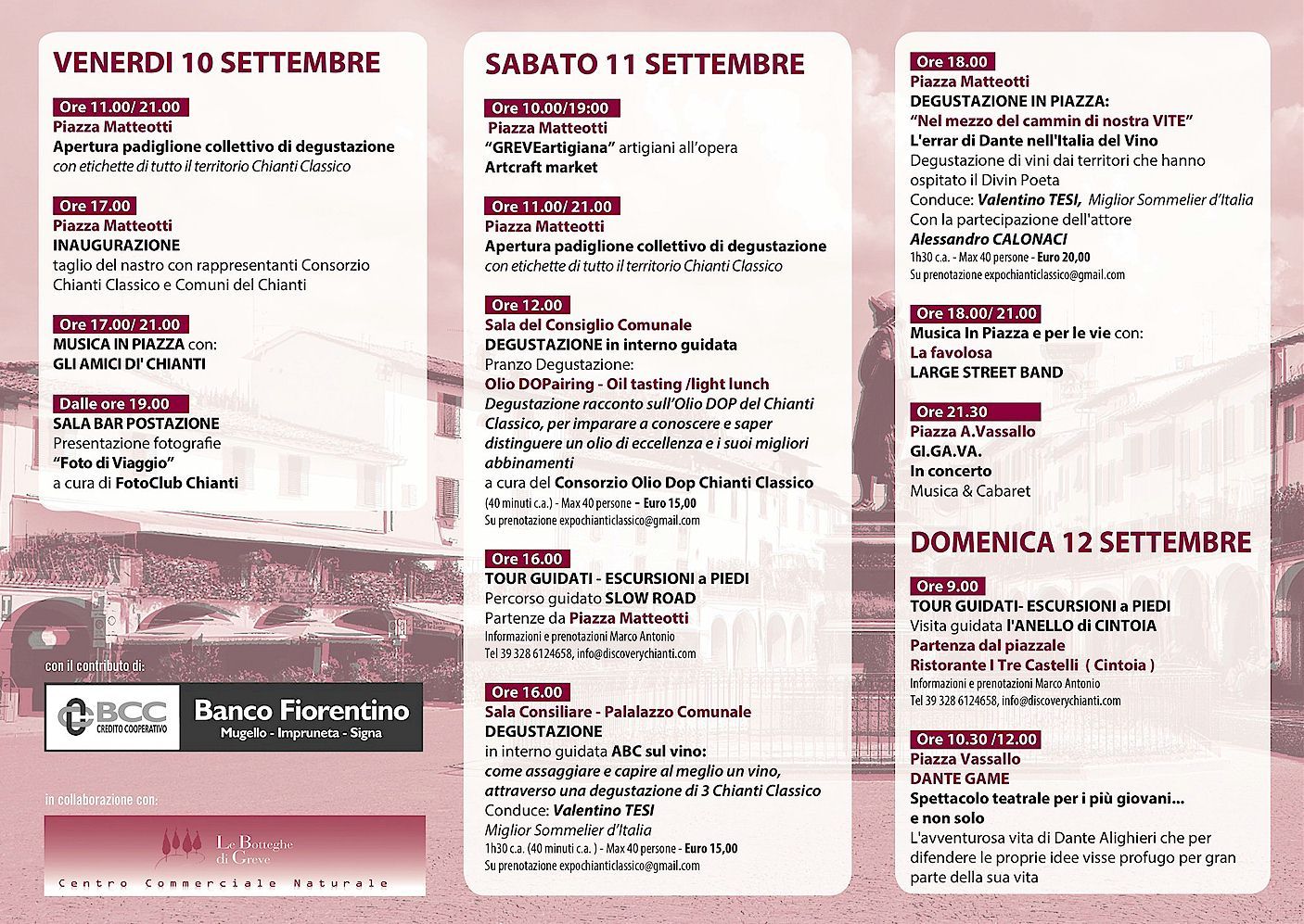 2022 Chianti Classico Tuscan Wine Festival at Greve in Chianti